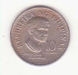 Filipine ( Philippines) 10 sentimos 1977 -Francisco Baltasar