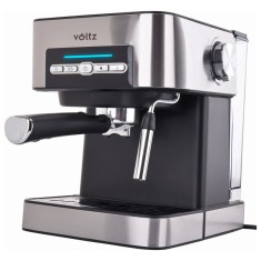 Espressor Voltz V51171C, 850W, 20 bar, 1,2 litri, 3 functii, 2 strecuratoare, Inox foto