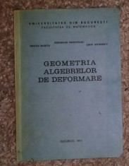 Geometria algebrelor de deformare / Vranceanu, Mircea Martin si Liviu Nicolescu