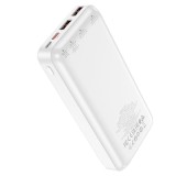 Cumpara ieftin Power Bank Hoco J101A, 20000 mAh, 22.5W, PD + QC 3.0, alb , energie rapida si eleganta