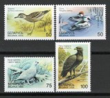 Belarus 2000 Mi 363/66 MNH - Cartea Rosie: Pasari - Timbre Straine Dupa 1950