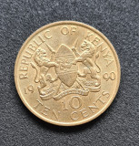 Kenya 10 cents centi 1990, Africa