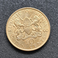 Kenya 10 cents centi 1990