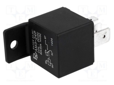 Releu electromagnetic SPDT 24VDC 80A pentru autovehicule - Recoy/RAYEX ELECTRONICS foto