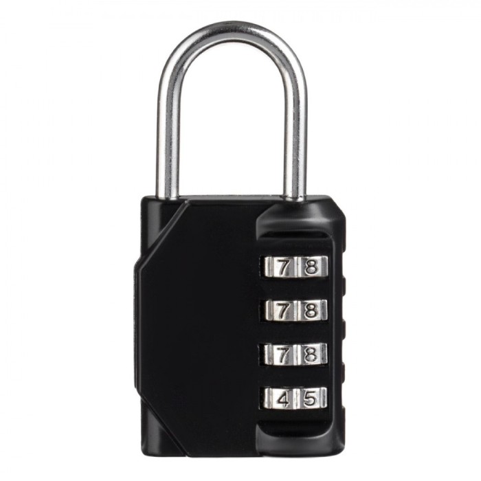 Lacăt Cifru, Negru, 40mm, 4 Cifre