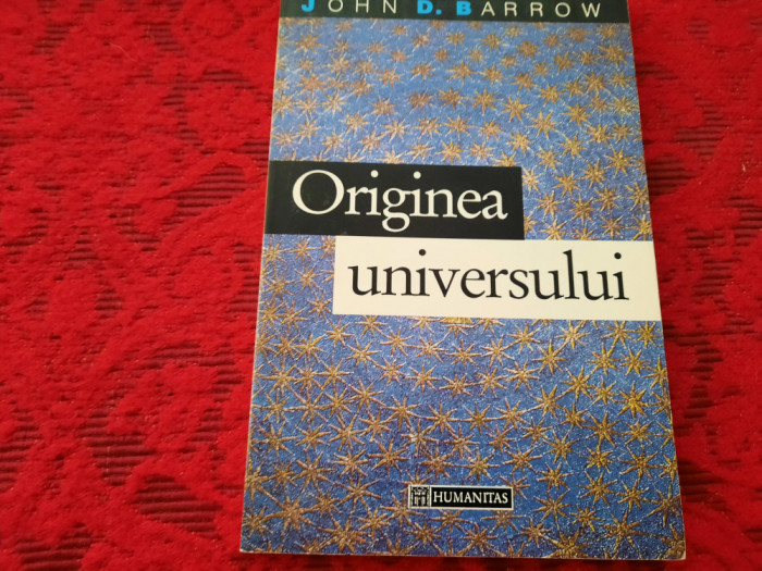 JOHN D. BARROW - ORIGINEA UNIVERSULUI RF22/3