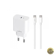 Incarcator Retea Cu Cablu USB-C MaXlife MXTC-06-20C 20W 3A 1 x USB-C Alb
