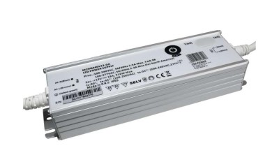 Sursă de alimentare POS MCHQ240V12-GA, driver LED 12V/18A CV, carcasă metalică, PFC, intrare CA universală (max. 305VAC), Uo/Io reglabilă foto