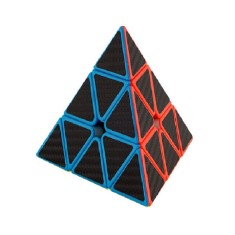 Cub Magic Pyraminx 3x3x3, Fanxin, Fibra de carbon, 503CUB