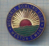 AX 301 INSIGNA BOWLING -VICTORIA BOWLING CLUB -WESTON S MARE -MAREA BRITANIE