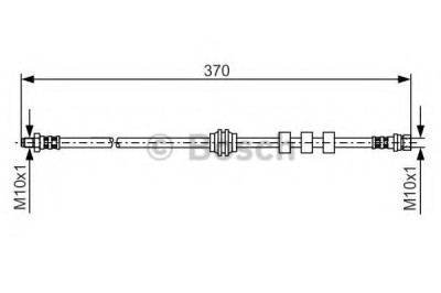 Conducta / cablu frana FORD FOCUS Combi (DNW) (1999 - 2007) BOSCH 1 987 476 886 foto