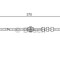 Conducta / cablu frana FORD FOCUS Combi (DNW) (1999 - 2007) BOSCH 1 987 476 886