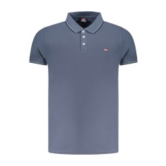 Norway Tricou polo barbati cu logo brodat, regular fit, bleumarin, S