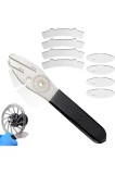 Set 9 Unelte Indreptare Frane Disc Bicicleta, Otel Inoxidabil, Pentru MTB si Biciclete de Drum