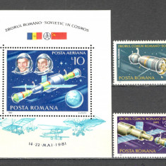 Romania.1981 Posta aeriana-Zborul comun romano-sovietic ZR.668