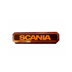 Lampa gabarit cu LOGO NEON galben SCANIA 12-24 V
