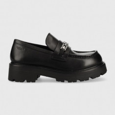 Vagabond Shoemakers mocasini de piele COSMO 2.0 femei, culoarea negru, cu platforma, 5549.001.20
