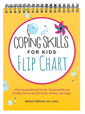 Coping Skills for Kids Flip Chart: A Psychoeducational Tool for Teaching Kids and Families How to Handle Stress, Anxiety, and Anger foto