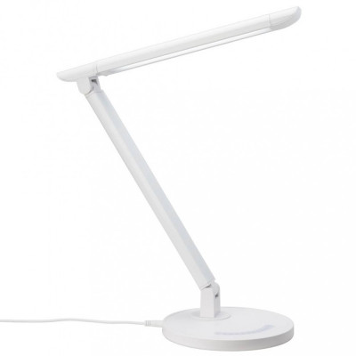 Lampa Led de Birou M8002 Reincarcabila Alba C874 foto