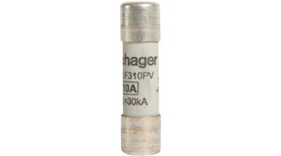 Siguranță ceramică fuzibilă cilindrică 10A 1kV DC gPV 10,3 x 38mm foto