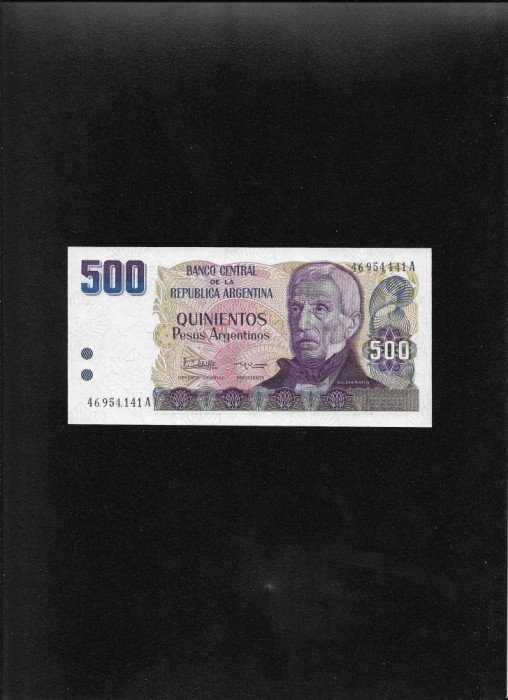 Argentina 500 pesos argentinos 1984 aunc seria46954141