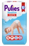 Scutece-chilotel Pufies Pants Sensitive Junior, Marimea 5, 12-17 kg, 42 buc