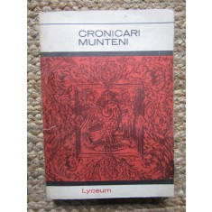 Cronicari munteni - antologie de Virgiliu Ene, prefata - Ion Piru 1968