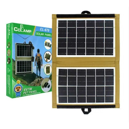 Panou solar pentru si cu Incarcare Solara, Portabil CL-670, Incarcare USB,