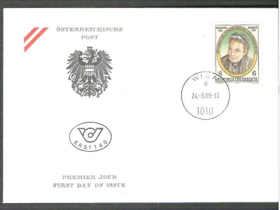 Austria &amp;Ouml;sterreich 1980 Marianne Hainisch FDC K.222 foto