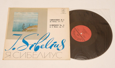 Jean Sibelius - Symphony no. 4 - disc vinil ( vinyl , LP ) NOU foto