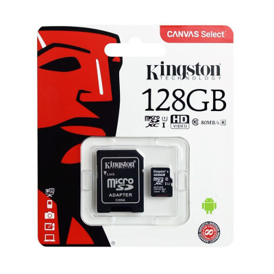 MICRO SD CARD 128GB CLASS 10 KINGSTON foto