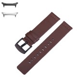 Curea piele naturala compatibila Samsung Galaxy Watch Ultra, Maro