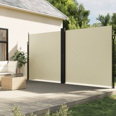 vidaXL Copertină laterală retractabilă, crem, 220x600 cm 4004670