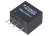 Convertor DC/DC TRACO POWER TRN 3-0511, 3W, 5V 0.6A, SIP, Protectie SCP, 4.5-13.2V Intrare
