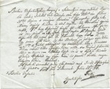 A3030N Permis și contract pentru oierit din anul 1861 pentru ciobanul rom&acirc;n Babici Văsălia din Chiuzbaia, Maramureș