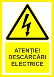 Placuta atentie descarcari electrice
