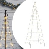 Cumpara ieftin Pom de Craciun LED 200 LED-uri Alb Cald 180 cm