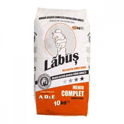 Labus, Hrana uscata, caini, meniu complet,10kg foto