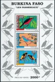 BURKINA FASO 1995 PASARI, Nestampilat