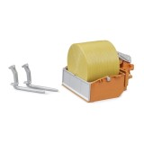 Cumpara ieftin Bruder - Accesorii pentru tractor Lada de incarcare furci si un balot rotund