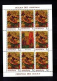 Romania 2012 Minicoala cu vinieta 8 timbre * 1 leu MNH Craciun LP 1958 f, Nestampilat