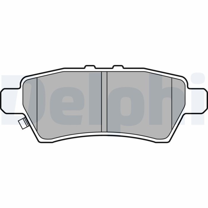 DELPHI LP2016 set placute frana,frana disc