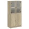 Dulap inalt cu usi, stejar sonoma, 68x37x142 cm, lemn compozit