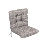 Perna scaun cu spatar, alb/gri, umplutura spuma, sistem de prindere, 50x100, Oem