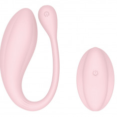 Ou Vibrator Magnolia, 10 Moduri Vibratii, Silicon Lichid, USB, Roz, Mokko Toys, Good Vibes