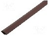 Tub termocontractant, 2.4mm, 1m, maro, CYG/KTG - CB-HFT(2X) 2.4