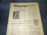 ZIARUL SPORTUL 25 DECEMBRIE 1981