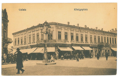 4715 - GALATI, Market, Romania - old postcard - unused foto