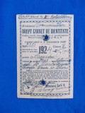 MINISTERUL COMUNICATIILOR , DREPT CARNET DE IDENTITATE , CLASA II , 1924