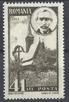 C1965 - Romania 1945 - Simion Barnutiu neuzat,perfecta stare foto